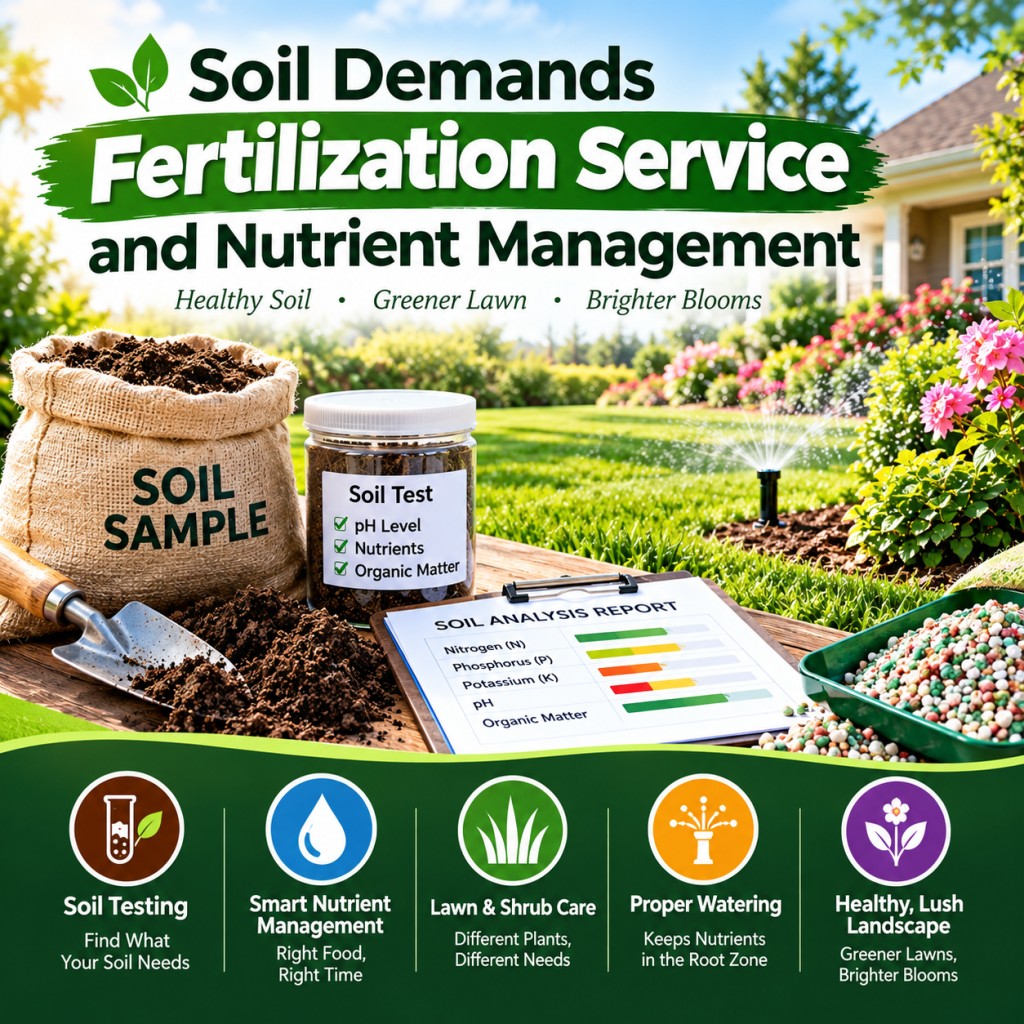 Soil Fertilization Service Infographic